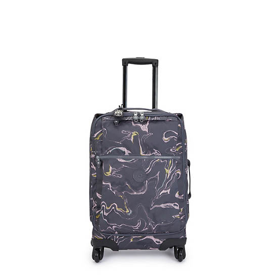 Maletas Kipling Darcey Small Printed Carry-On Rolling Azules | MX 1744CT